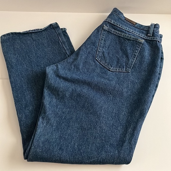 Riders By Lee Dark Wash Relaxed Straight Leg 16 M - Picture 9 of 11